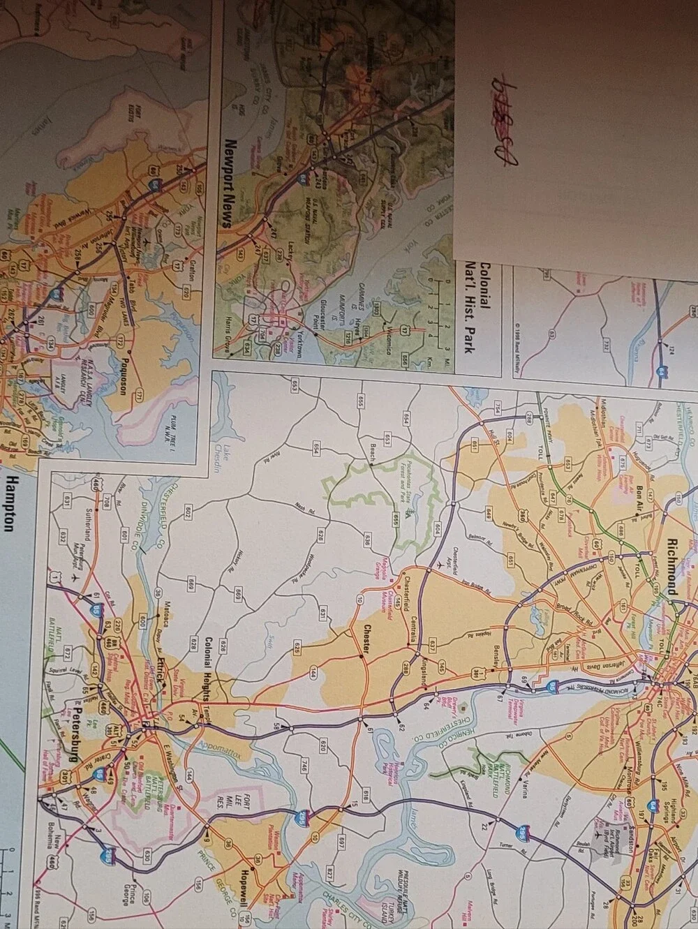 Allstate Road Atlas - Blue & Orange Cover